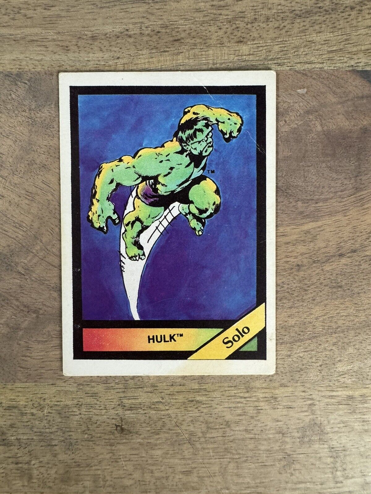 1987 Comic Images Marvel Universe Series 1 #76 Hulk Avengers