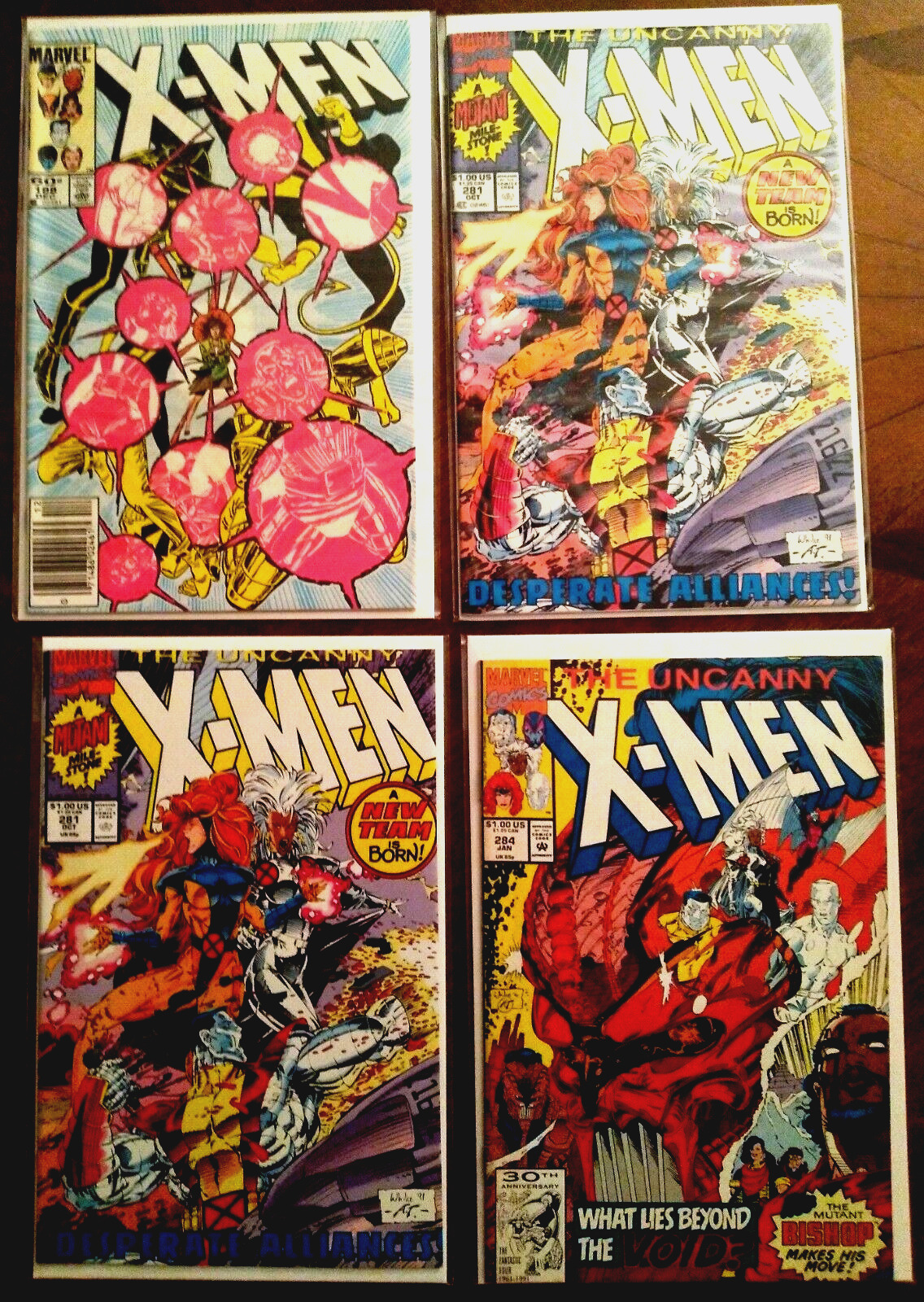 X-Men    Uncanny X-Men    1980s    7 Comic Lot     High Grade