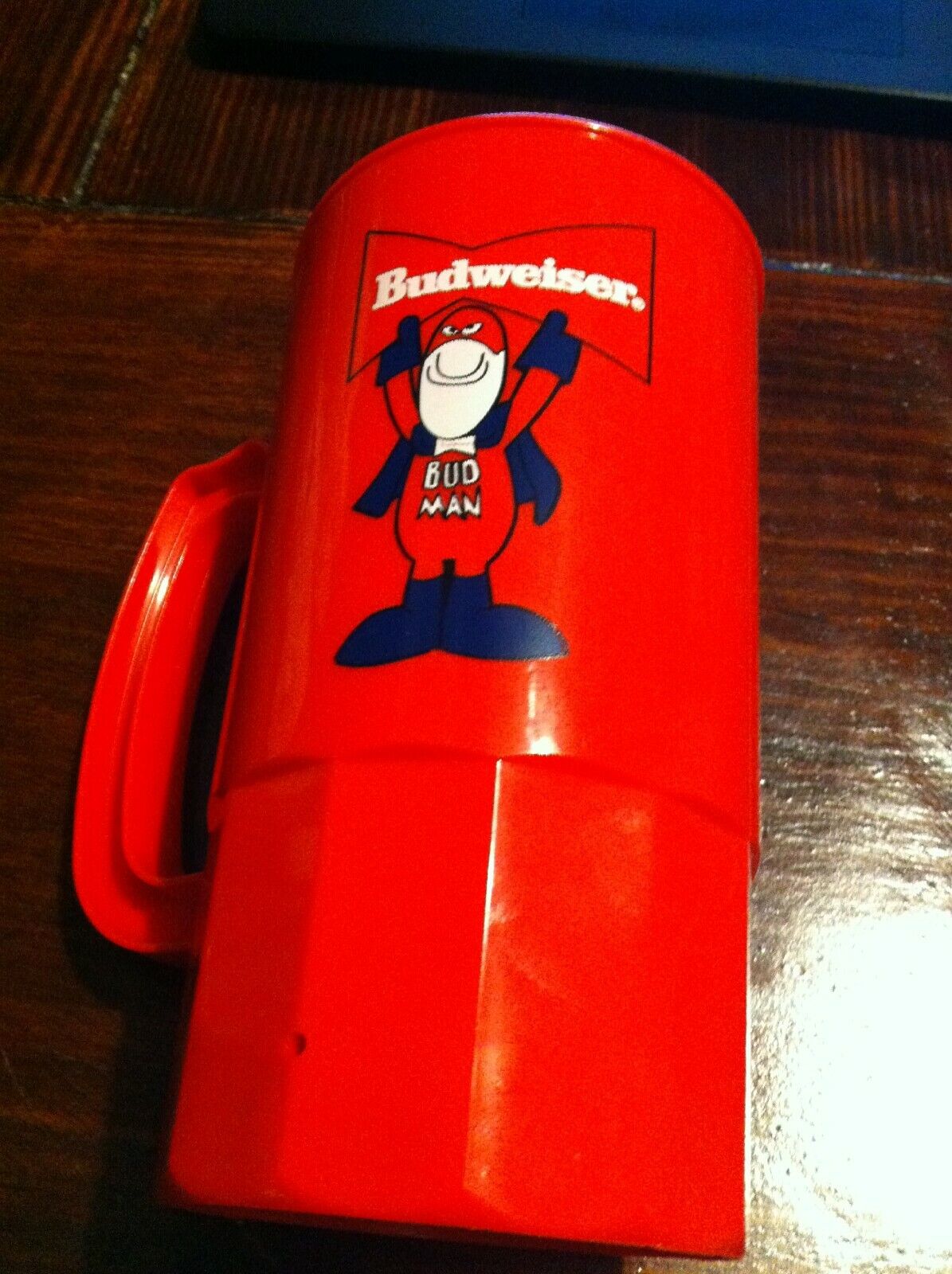 Budweiser Bud Man Red Plastic Cup /Brand New 32 oz.Buy Three Get One Free