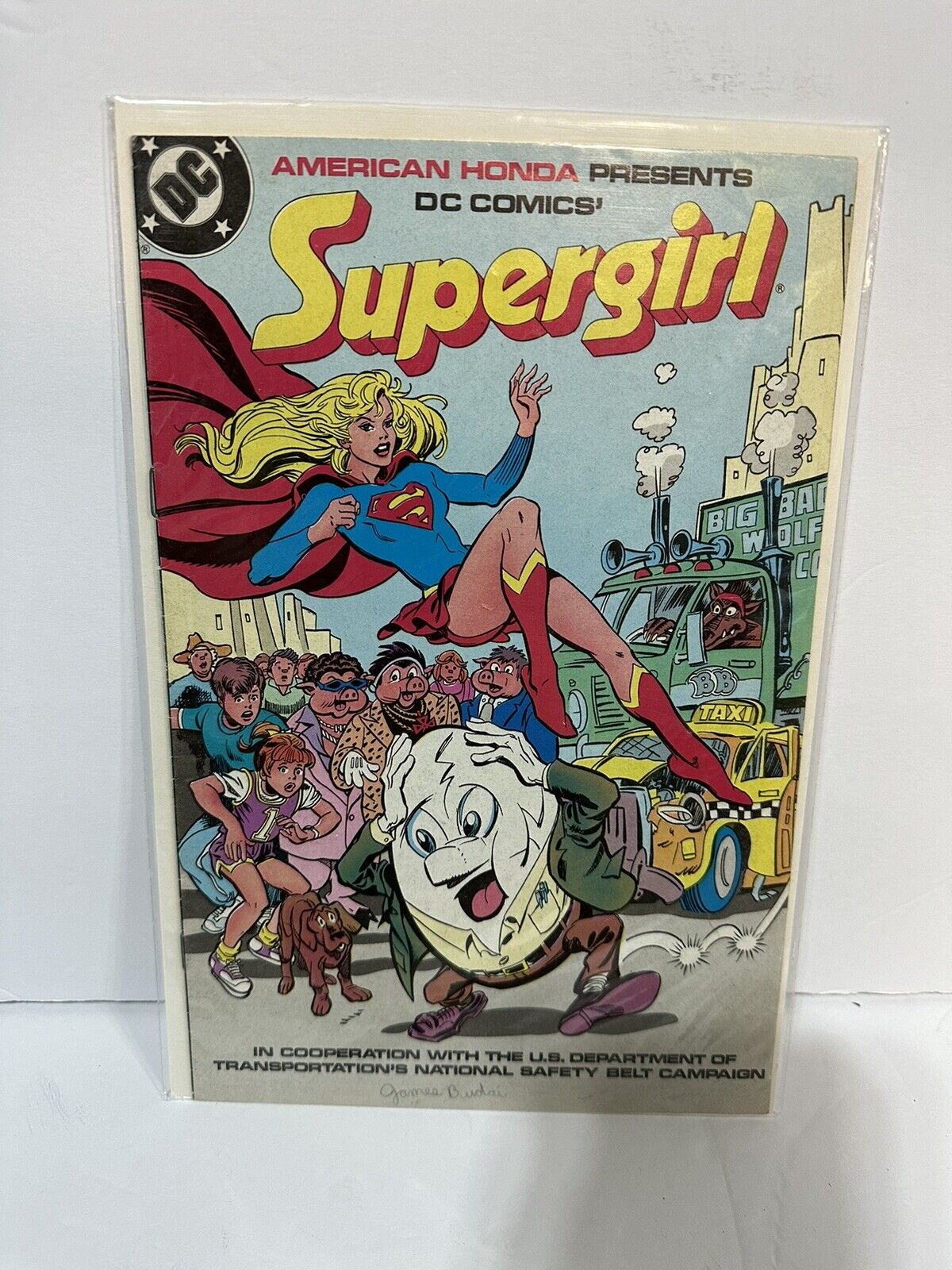 Supergirl American Honda (Vol 1) #2 - 1986 DC Comics - Promo Giveaway Comic