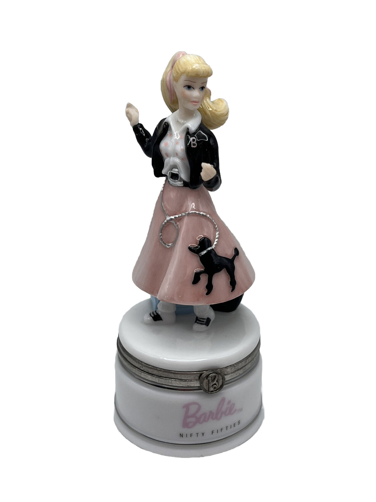 PHB Barbie Contemporary Series Nifty Fifties Porcelain Hinged Box Midwest Cannon
