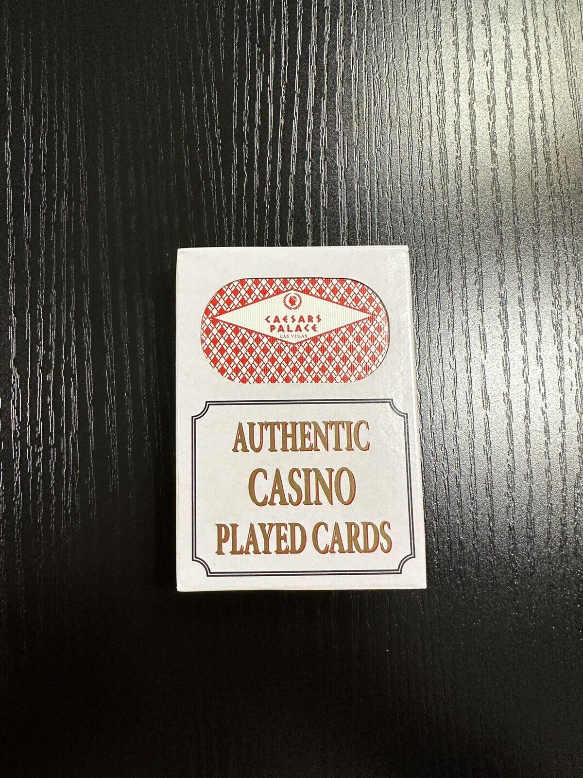 Brand New Sealed Caesars Palce Casino authentic played cards