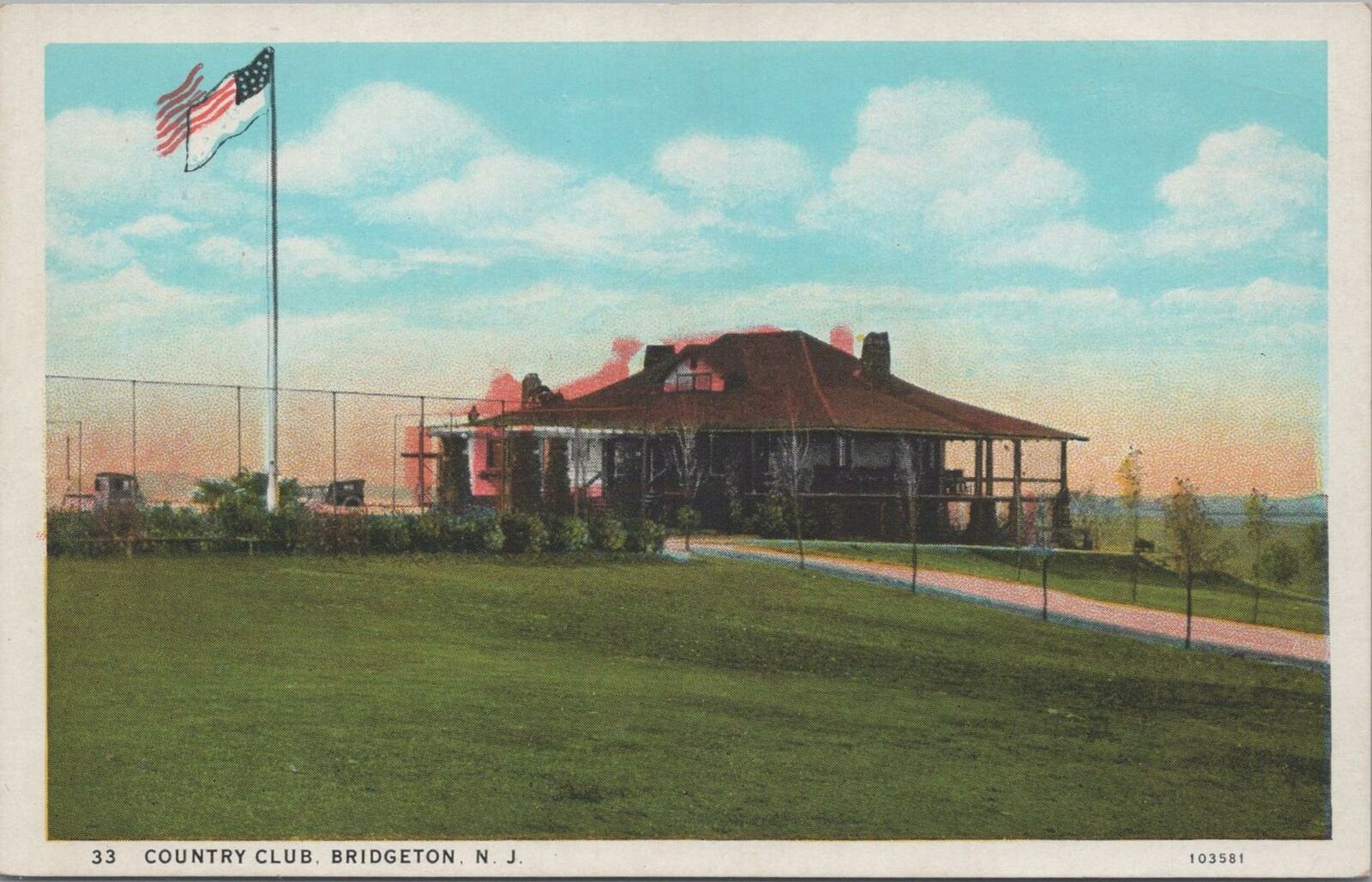 Postcard Country Club Bridgeton NJ 