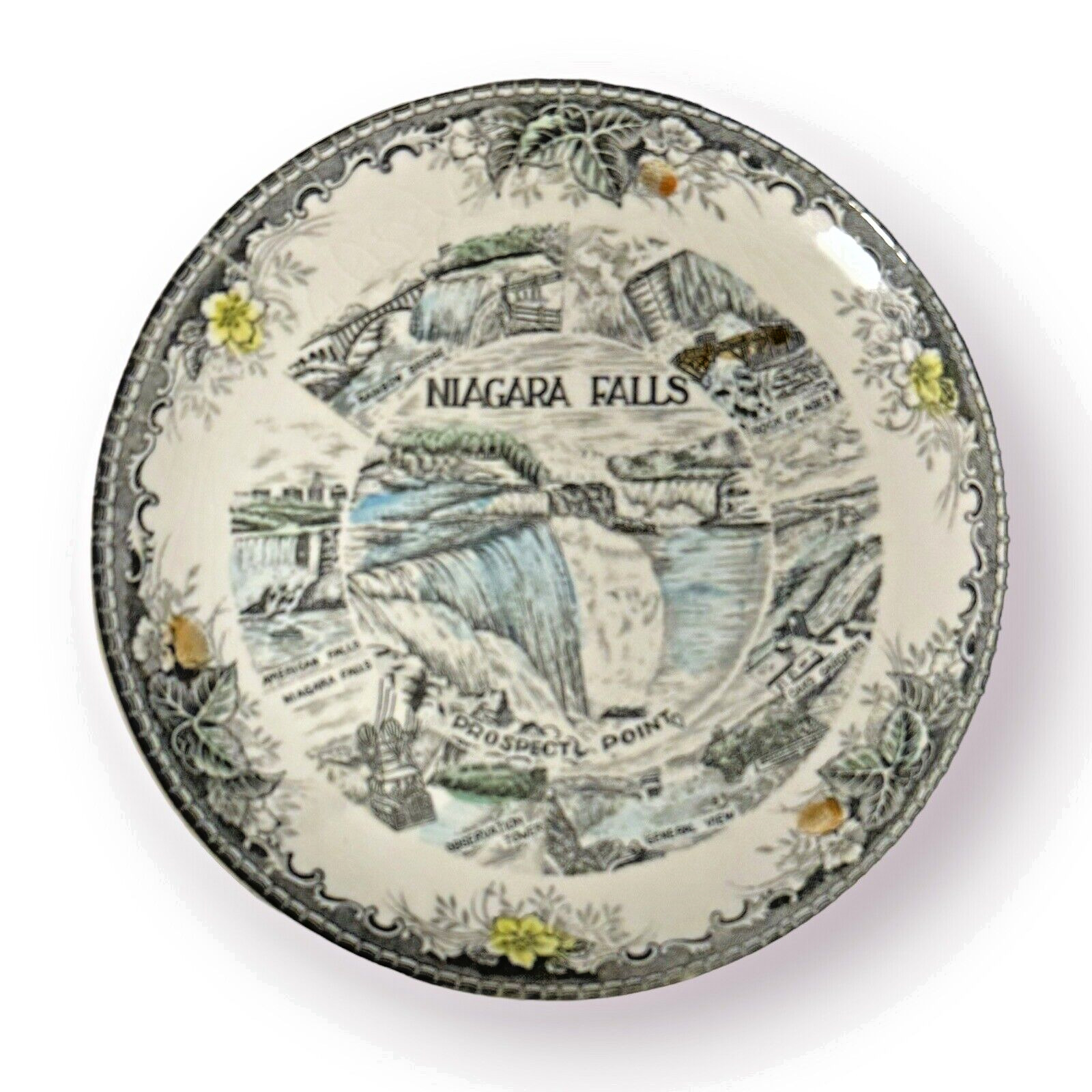 Niagara Falls New York Souvenir Plate 9.25\