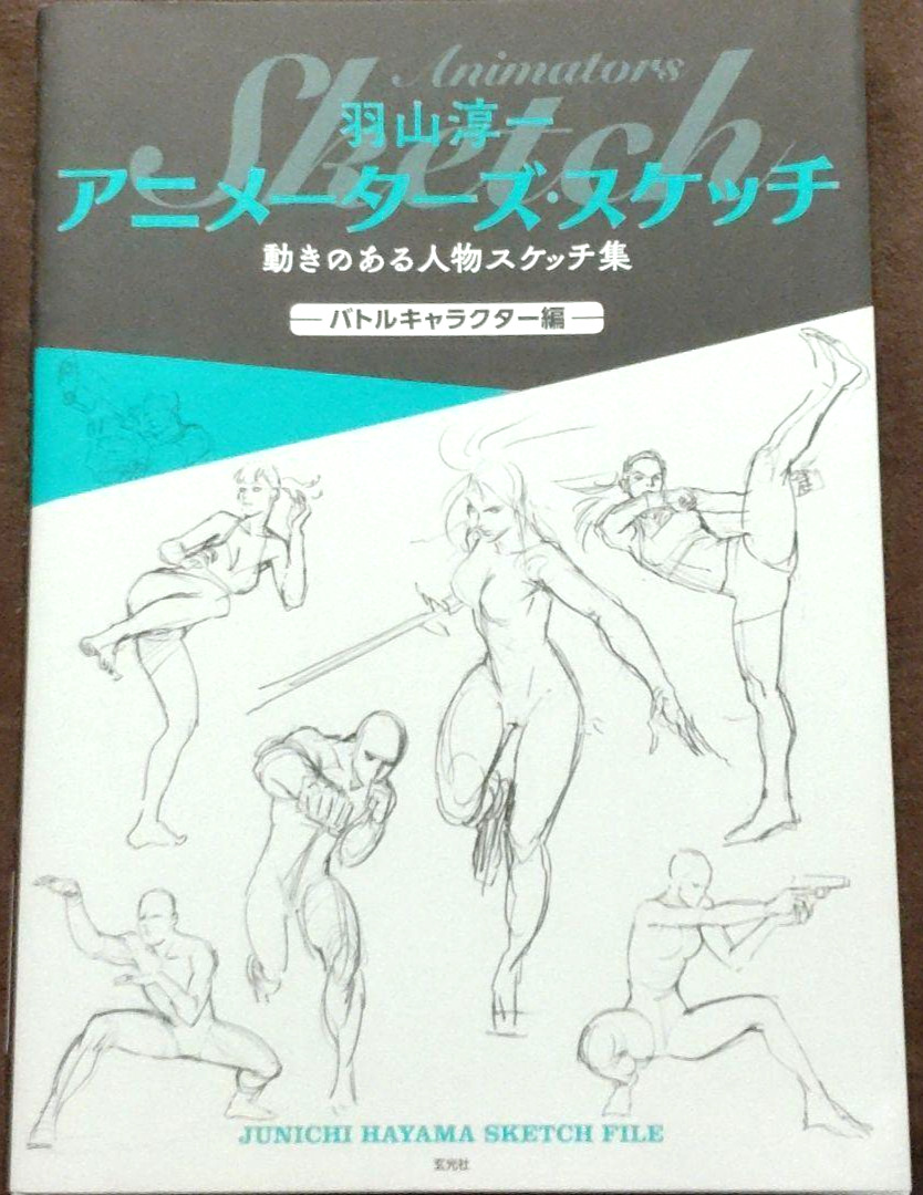 Junichi Hayama Sketch File How to Draw Manga battle character/Japanese Art Book