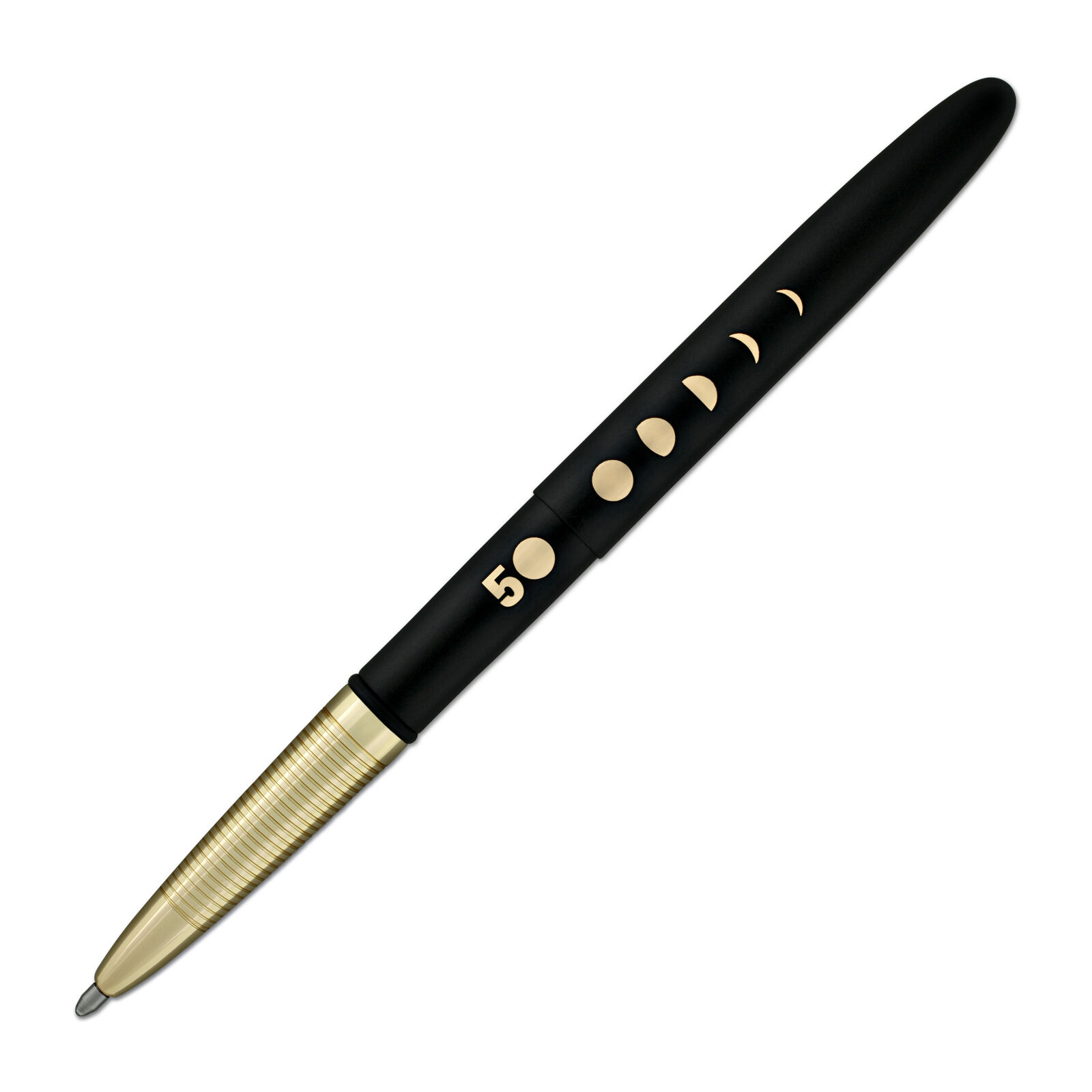 New Fisher Space Pen - Black Matte 50th Anniversary Bullet Ballpoint Pen 400B-50