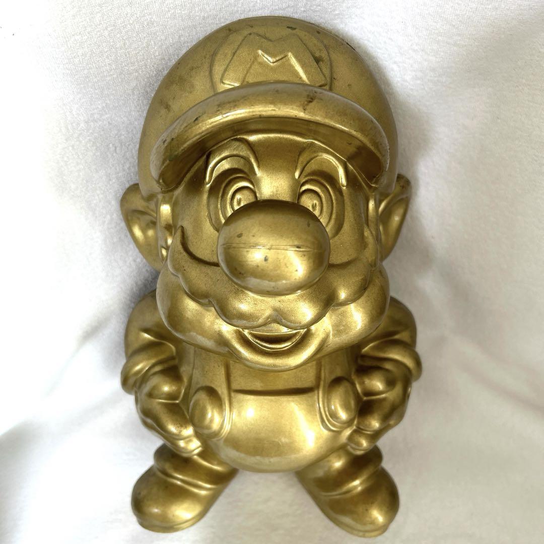 Super Mario Gold Statue Nintendo Entertainment Store Display Not for Sale Rare 