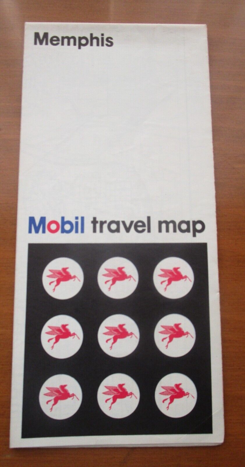 1967   MOBIL   MEMPHIS  TRAVEL MAP