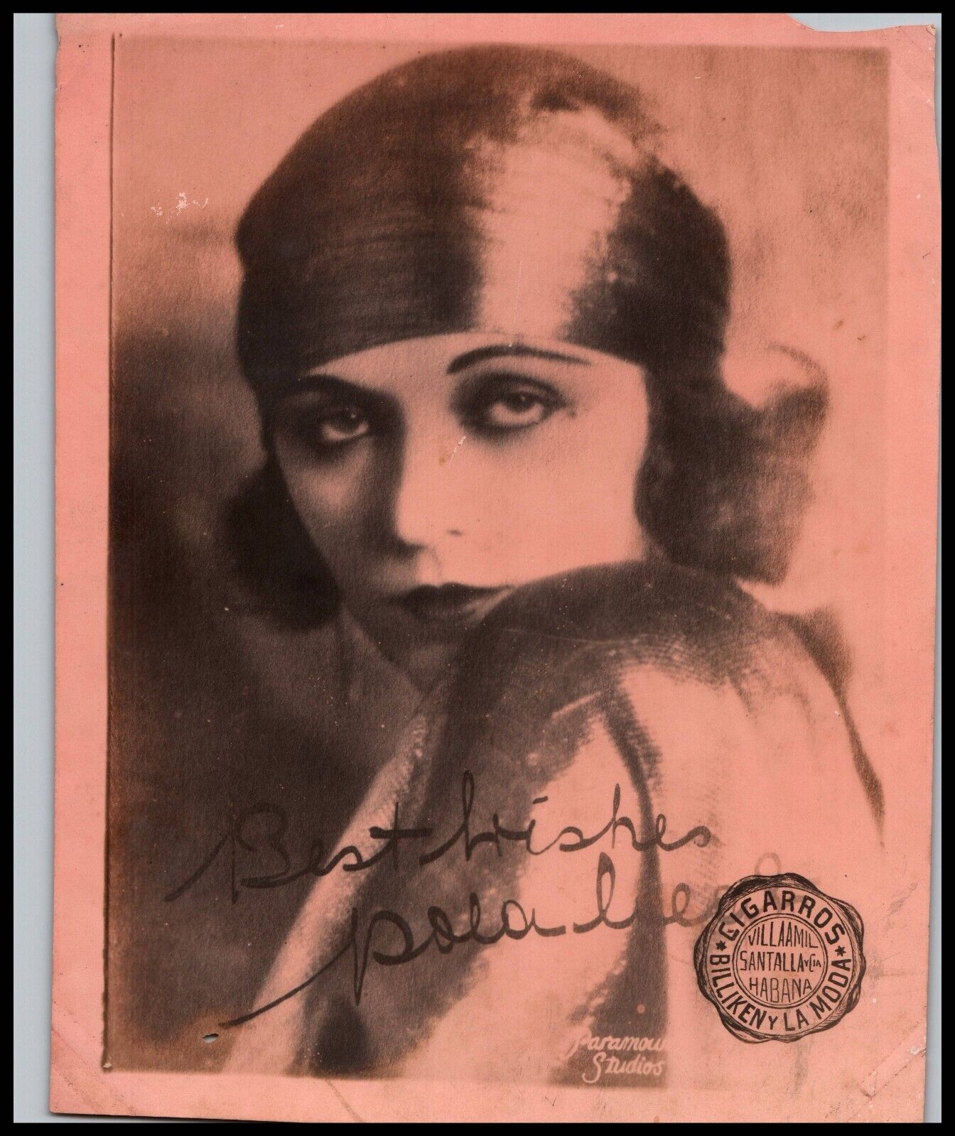 Pola Negri (1920s) ❤ Paramount Studio Vintage Silent Film Era Photo K 513