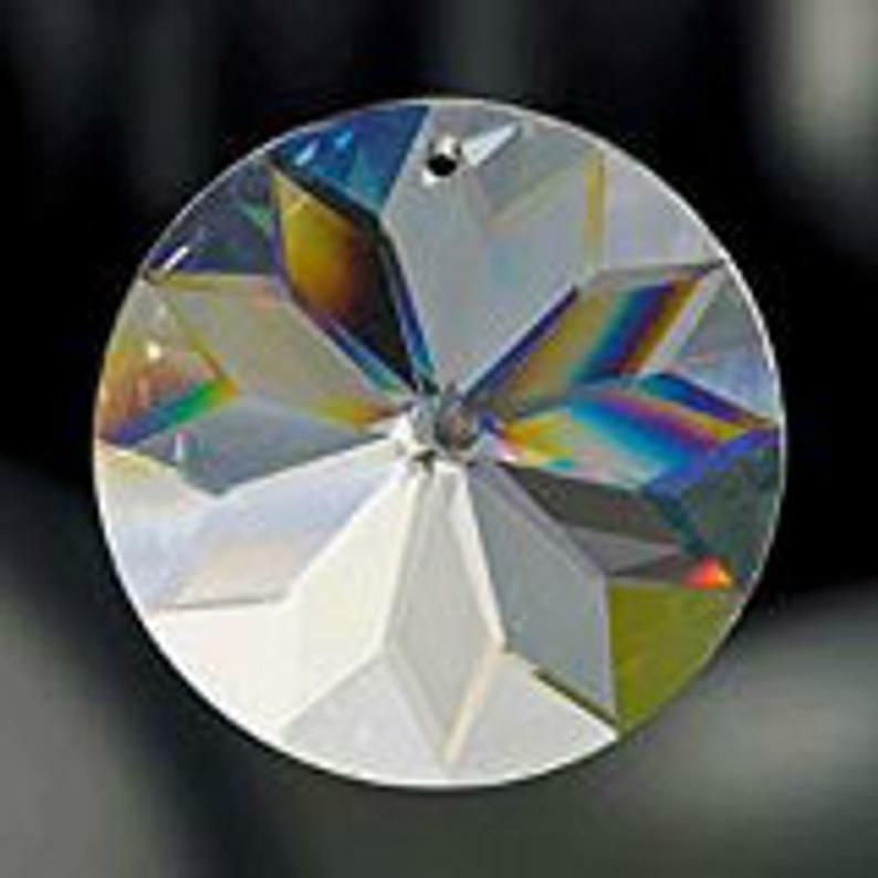 5-40mm Asfour Clear Sunflower Chandelier Crystal Prisms Wholesale CCI #1041-40