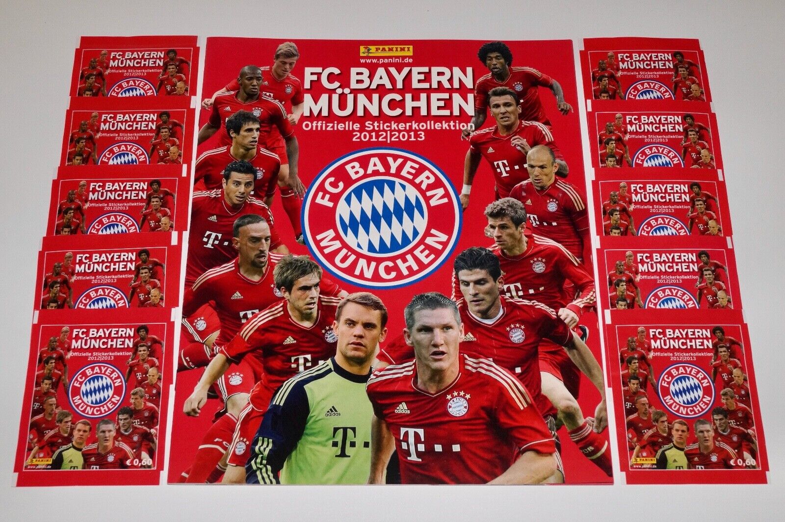 PANINI FC Bayern Munich album 2012/13 - blank album + 10 original packaging bags new/rare