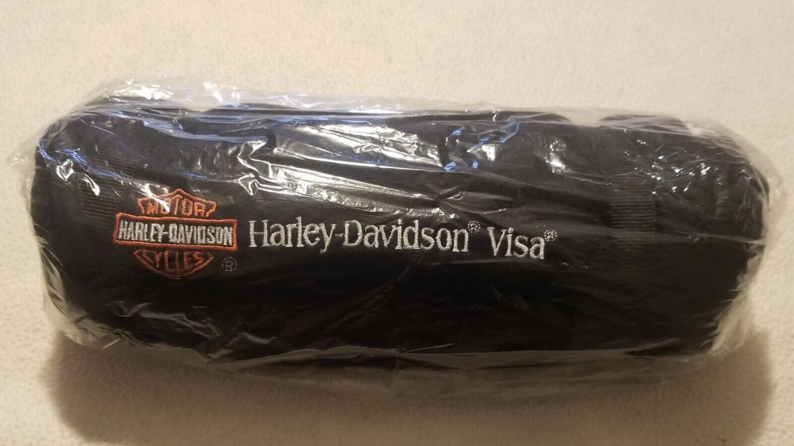 Harley-Davidson Visa Fleece Throw Blanket Roll New in Original Wrapping