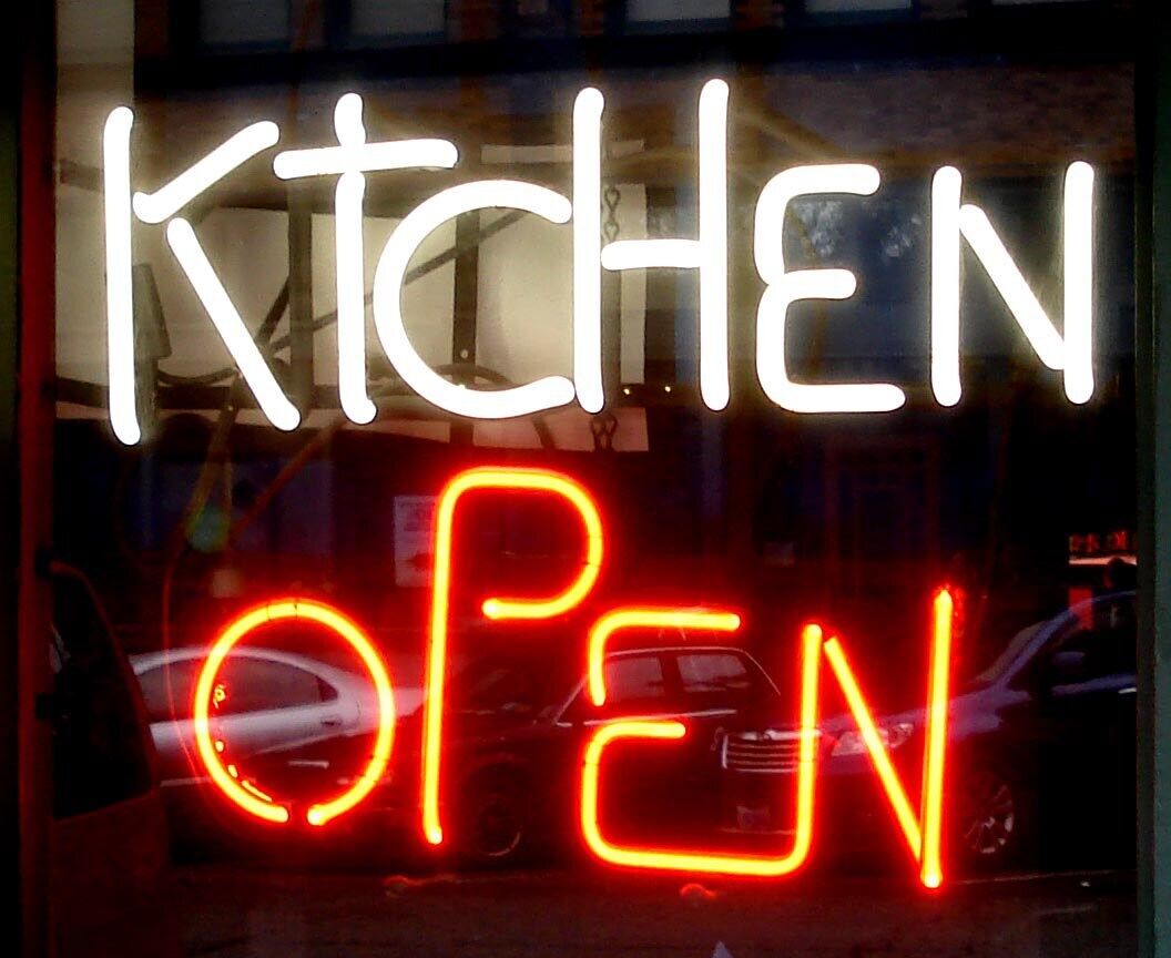 New Kitchen Ktchen Open Neon Light Sign 20\