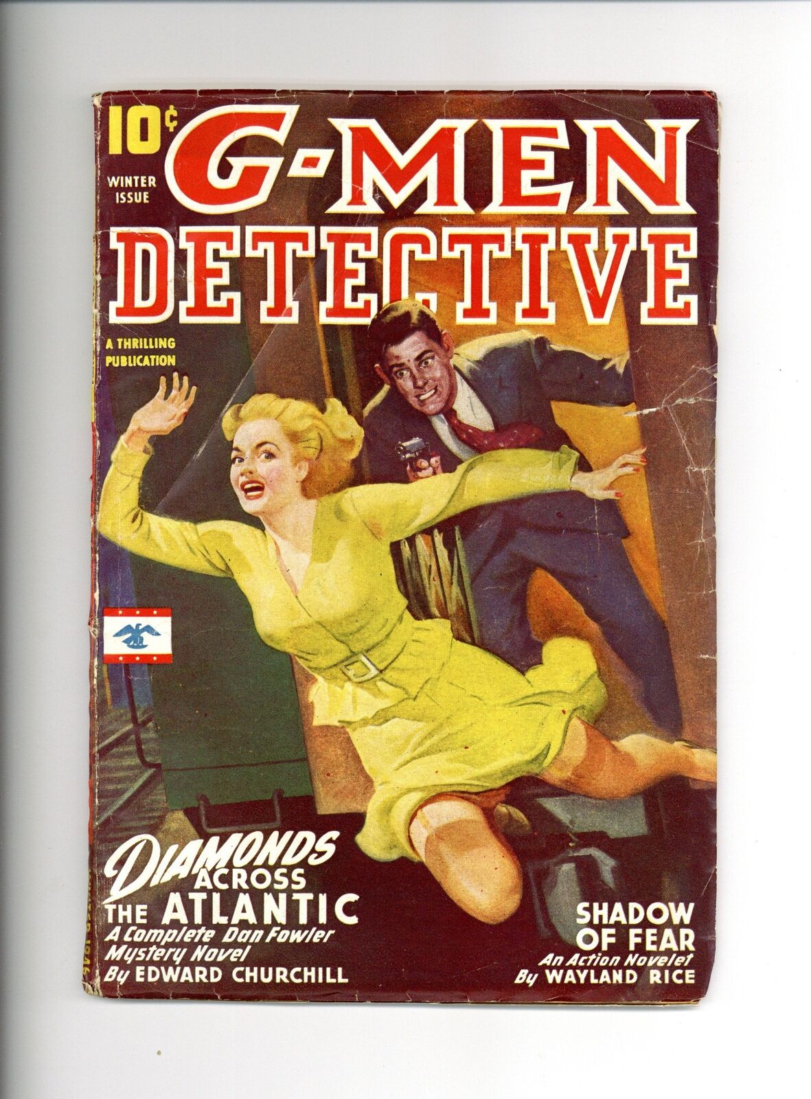 G-Men Detective Pulp Jan 1946 Vol. 28 #3 VG