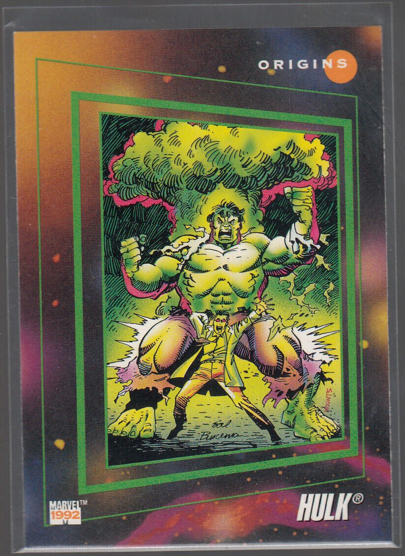 1992 Impel Marvel Comics Universe Series III #161 INCREDIBLE HULK Origins Mint