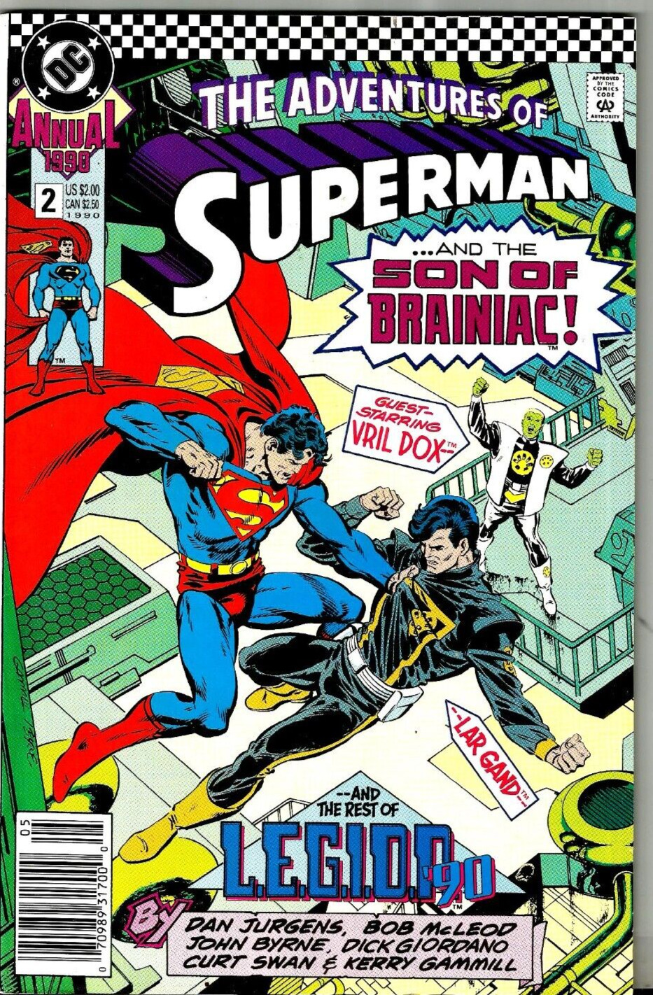 Adventures of Superman Annual #2 (1990) DC Comics 