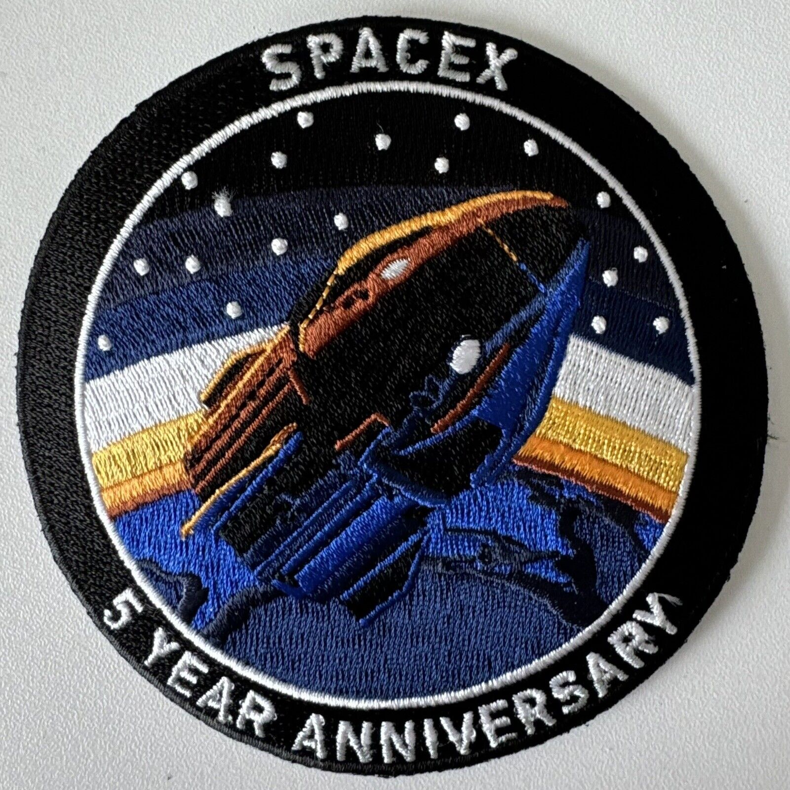 Authentic SpaceX 5 Year Anniversary OFFICIAL Employee Patch