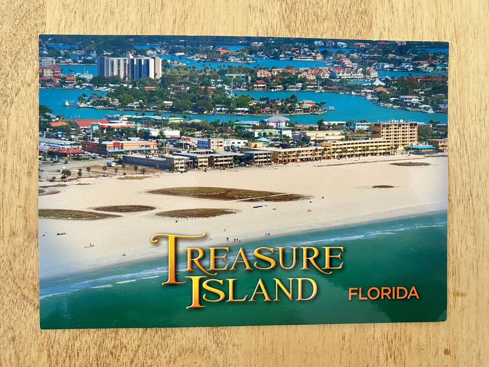 Postcard - Treasure Island, on the Gulf of Mexico - Treasure Island, Florida