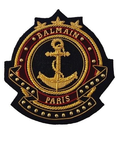 Handmade Bullion Patches Handmade Embroidered Blazer patches for Coat, jacket.