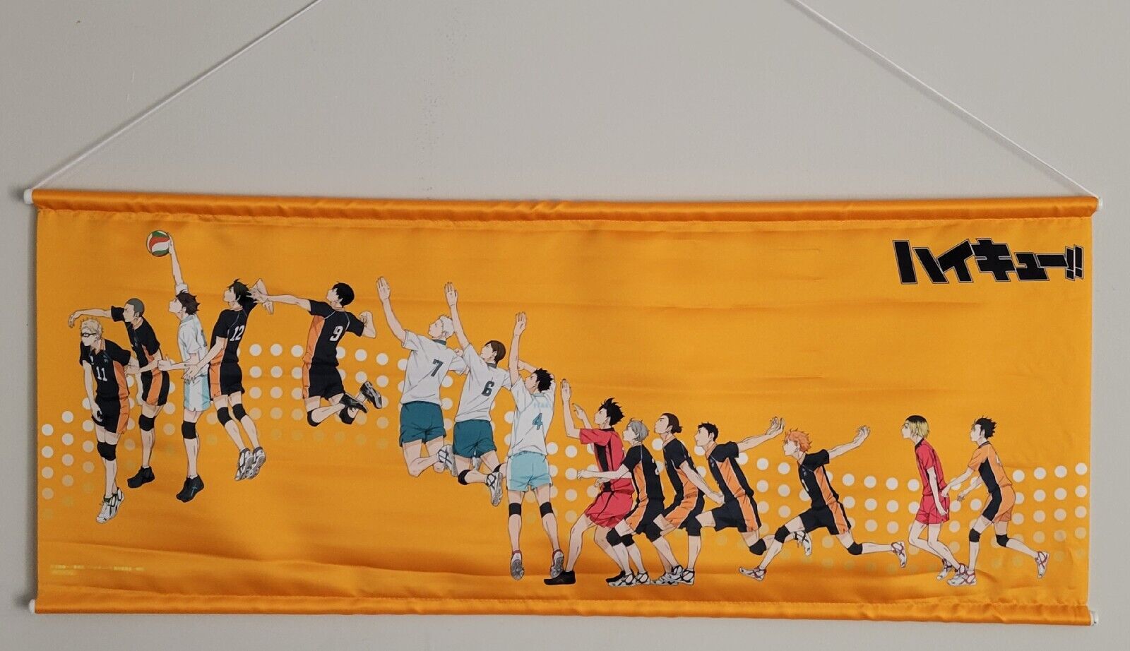 Haikyu Tapestry Weekly Shonen Jump Size 33 x 84cm Haruichi Furudate T4