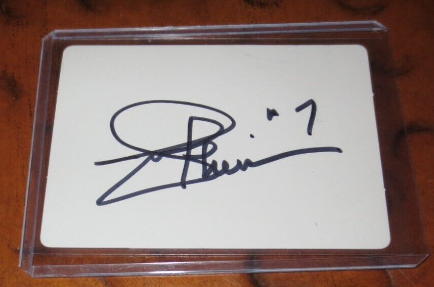 Joe Theisman Washington Redskins Superbowl signed autographed card