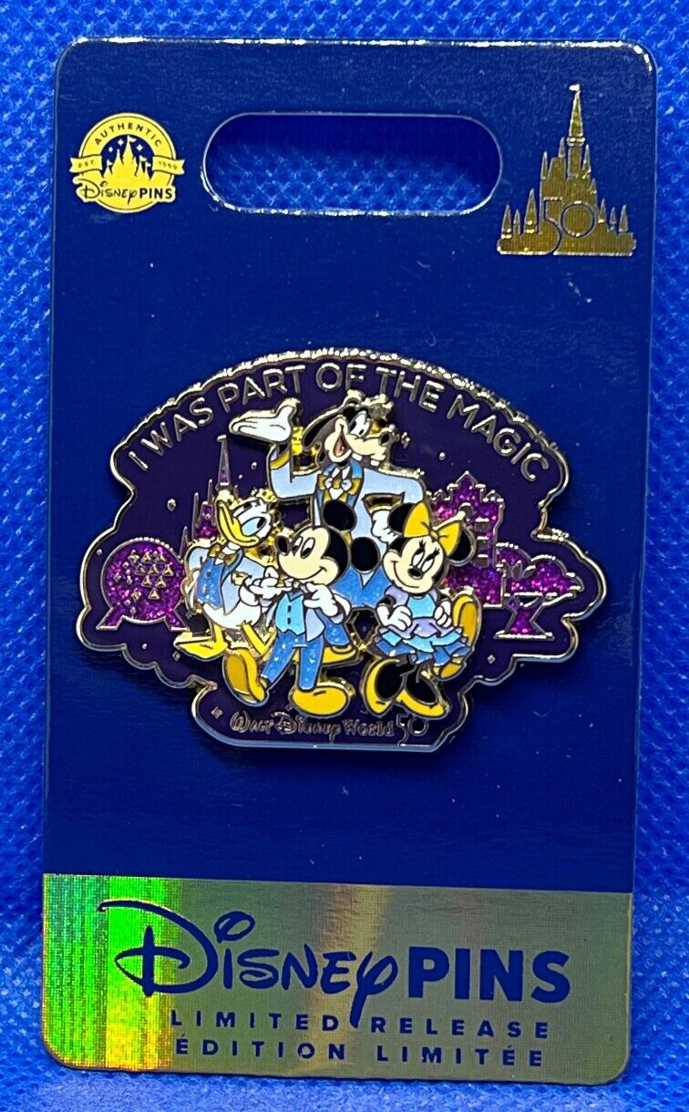 Disney Parks WDW 50th Anniversary Finale pin I was part of the magic 2023 - LR