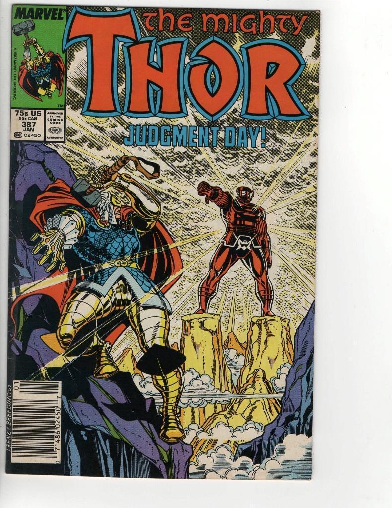 The Mighty Thor #387, 388, 389, 390 Comic Books