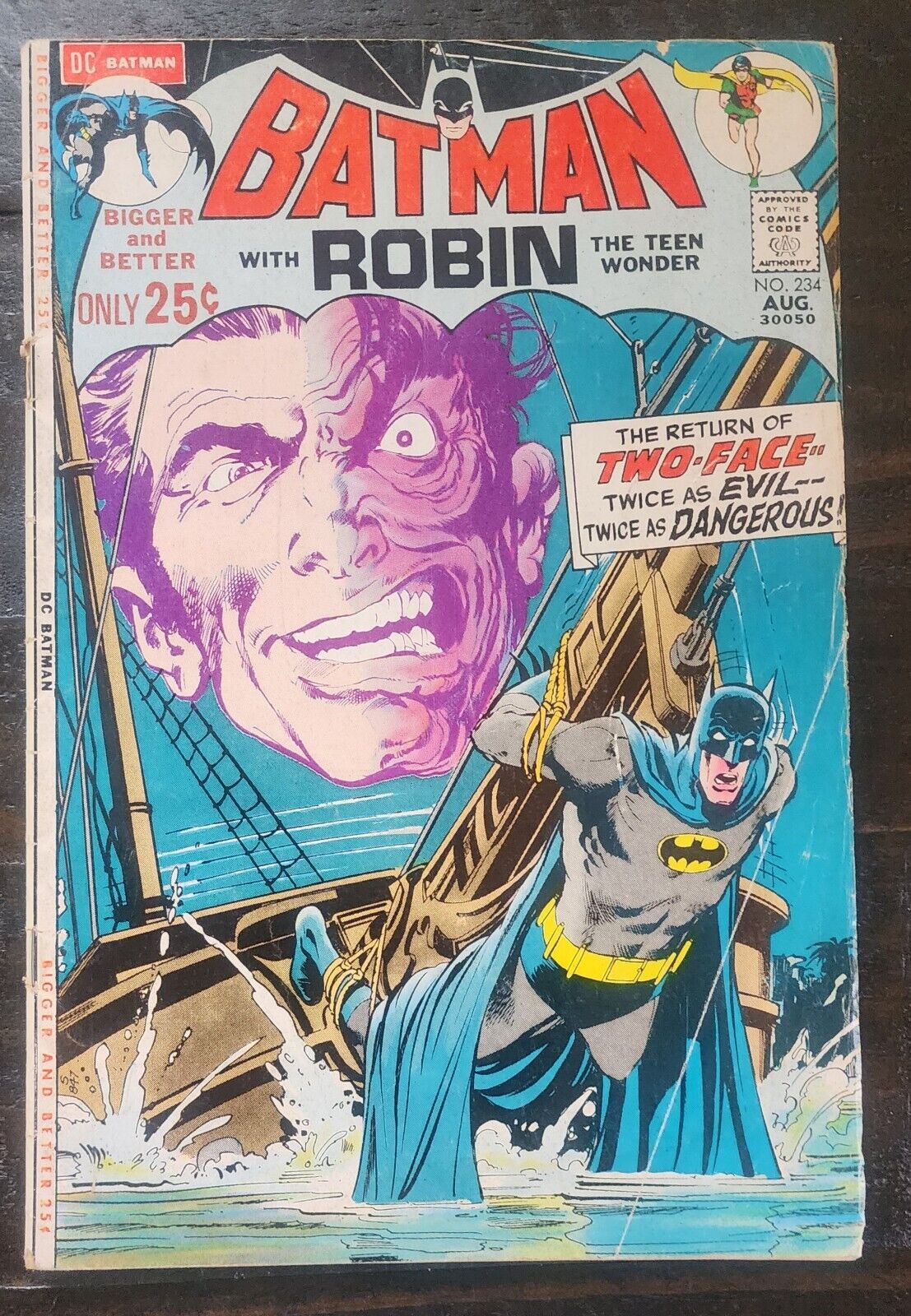 Batman #234 Major Key DC Comic Book 1st Two-Face Since Golden Age 