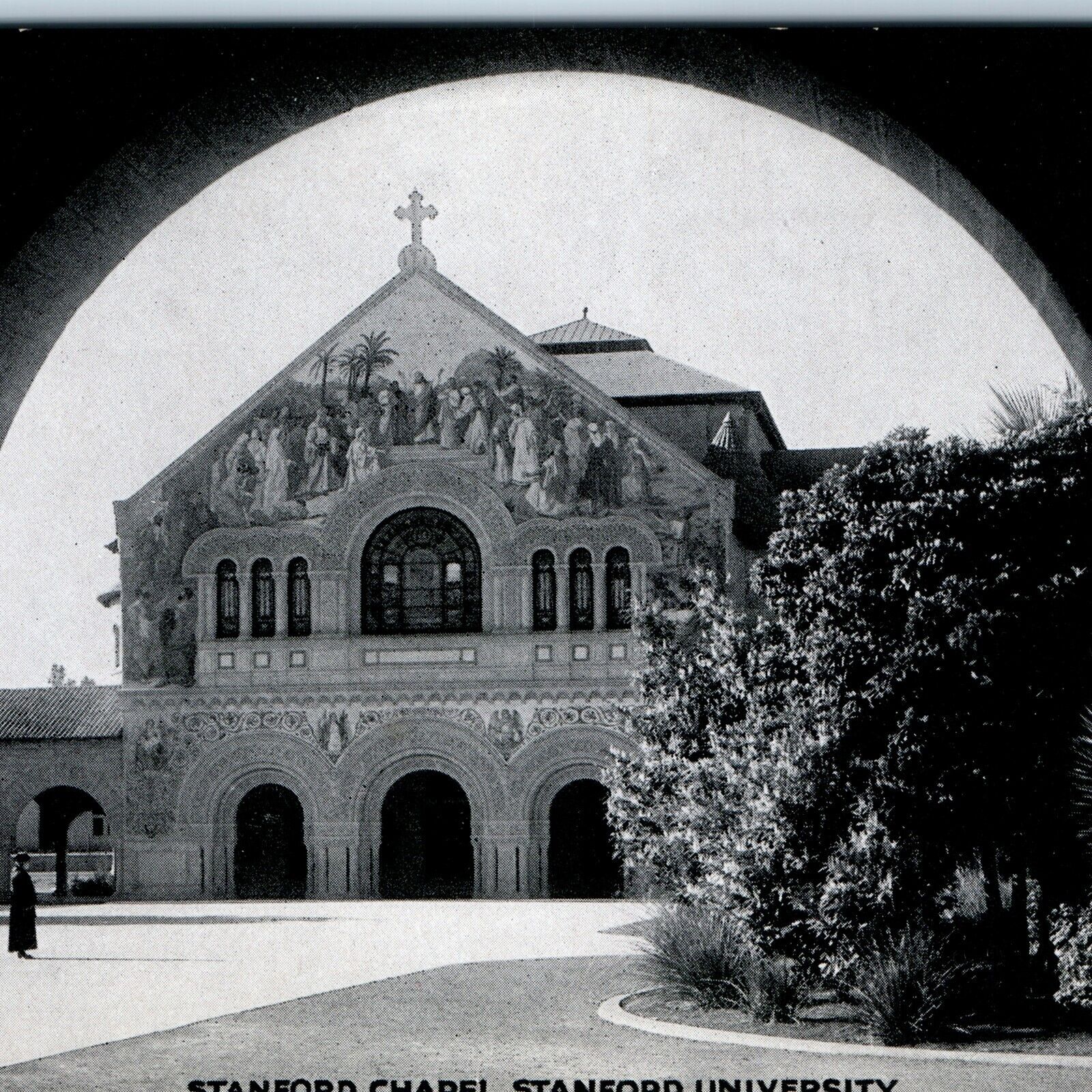 c1920s San Francisco, CA Stanford Chapel University Litho Photo Church Vtg A164