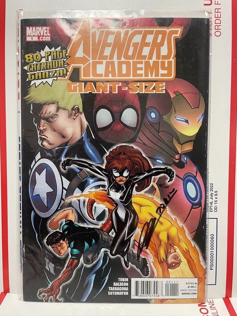 Avengers Academy Giant-Size #1, Signed by Paul Tobin, Dynamic Forces COA 78/100