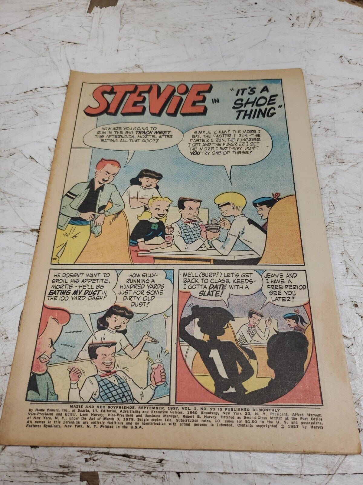 Mazie and Her Boyfriends #23 1957 No Cover Home Comics Golden Age (bb51)