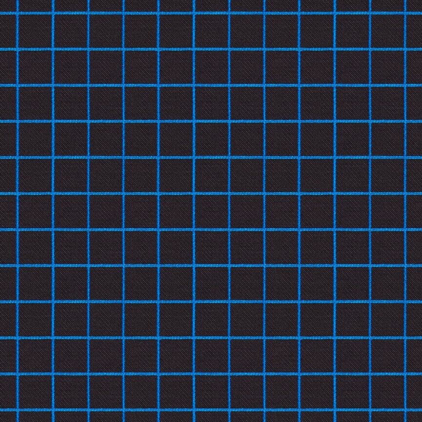 5.875 yds Maharam Bright Grid Scholten & Baijings Scuba Blue Upholstery Fabric