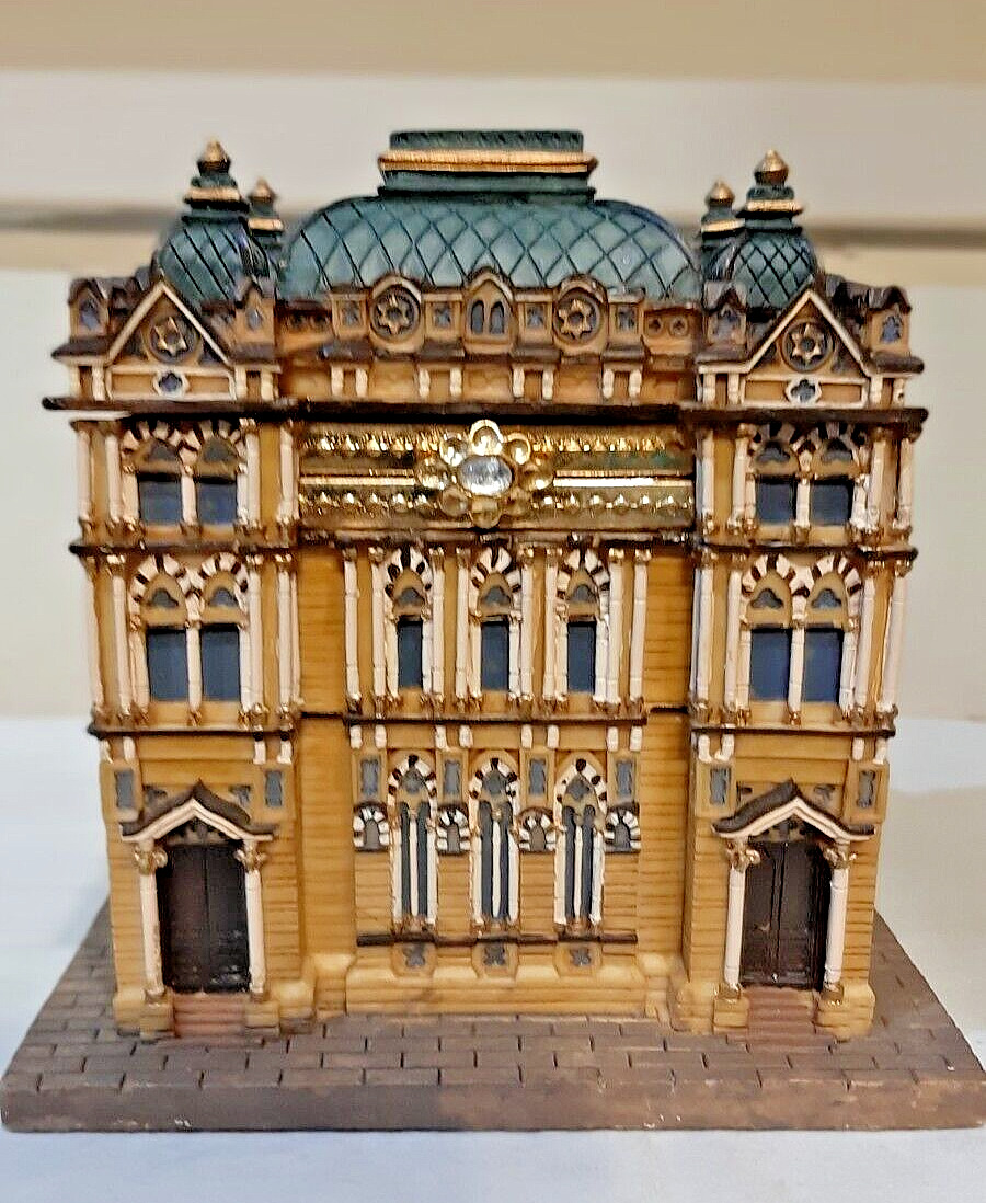 Shmuel (Samuel) Synagogue Souvenir Building Hinged Trinket/Jewelry Box - Poland