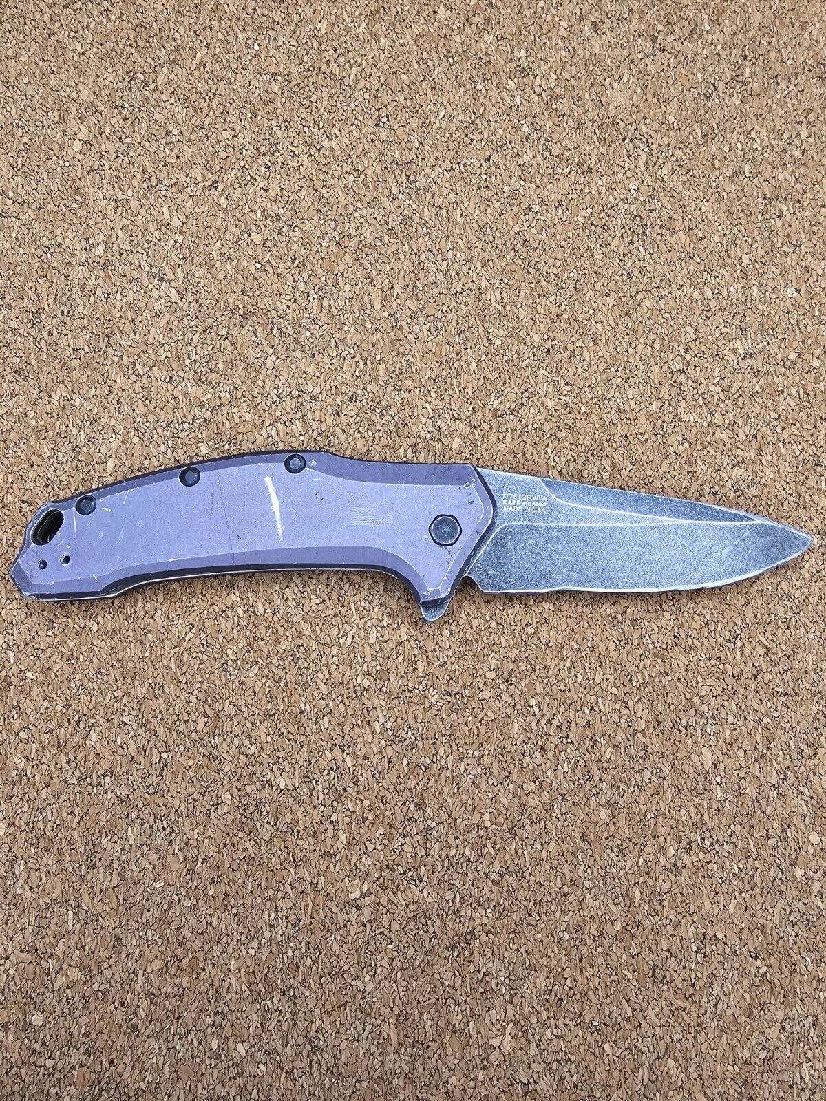Kershaw Link 1776 / Pocket Knife / USA Made / 1776GRYBW - Gray / Flipper