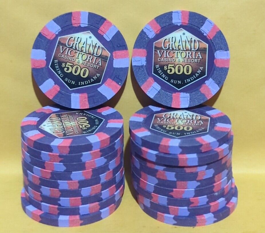Grand Victoria Casino & Resort Rising Sun, Indiana $500 poker chip