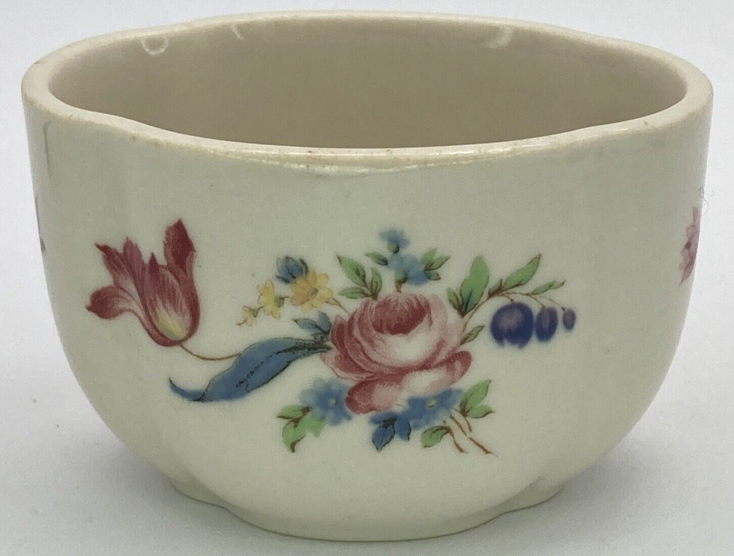 Vintage Old Ivory Syracuse China Small Ceramic Floral Container 2\