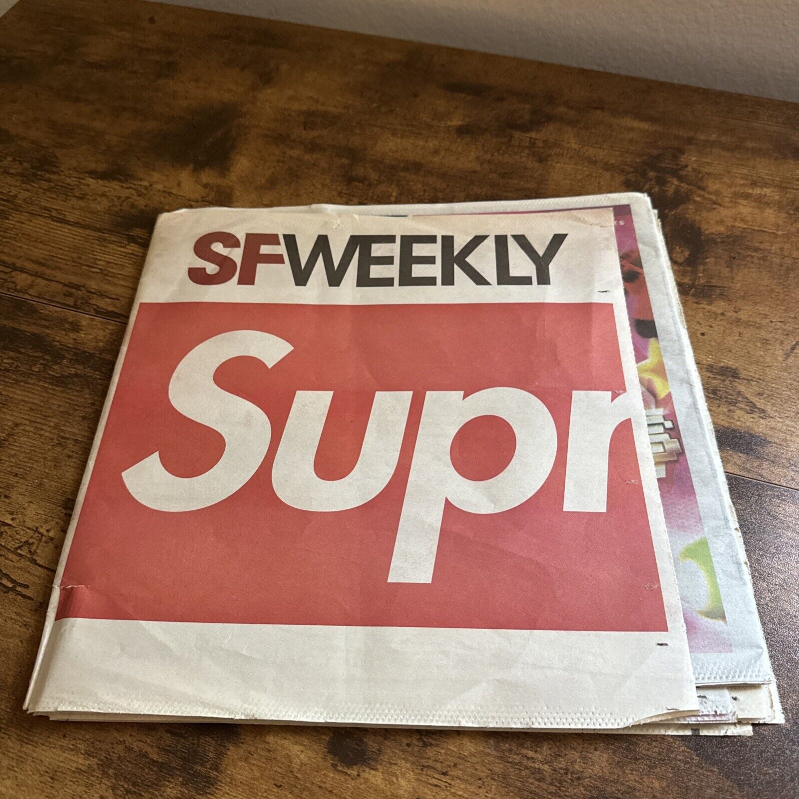 SUPREME NEWSPAPER - SF WEEKLY San Francisco Weekly - October 24th