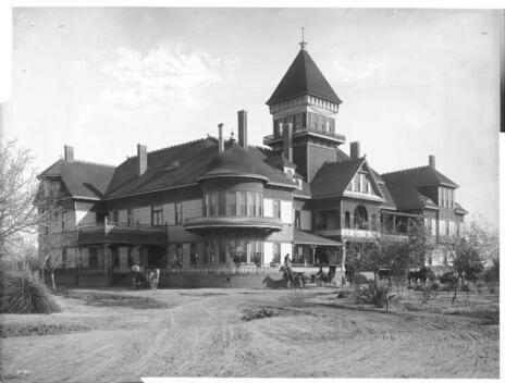 Hotel del Campo in Anaheim 1892 California Old Photo