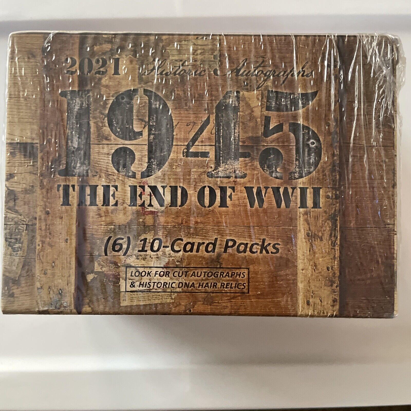 New Unopened 2021 Historic Autographs 1945: End of the War Blaster Box