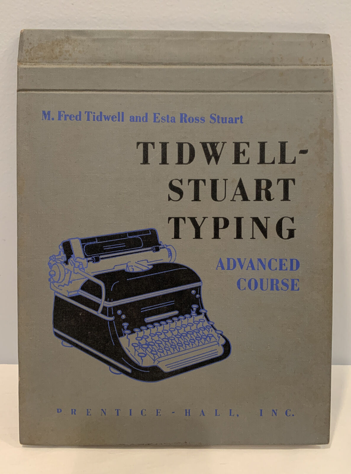 Vintage 1954 Tidwell-Stuart Typing Advanced Course By Prentice-Hall Inc.