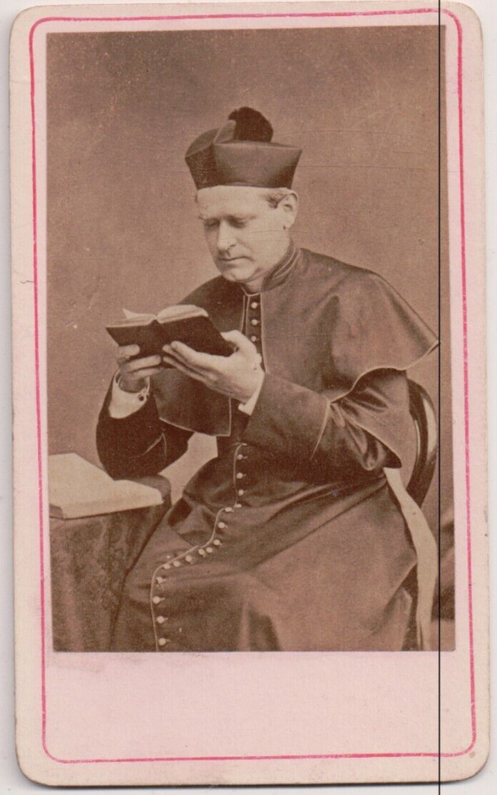 Vintage CDV The Rt Rev. Monsignor Thomas J. Capel senior-ranking Catholic priest
