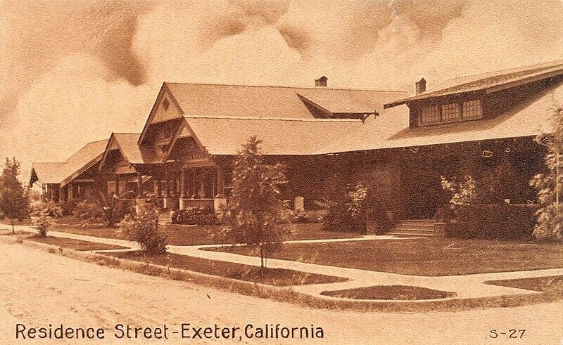 Residence Street Exeter California S-27 Edward H Mitchell