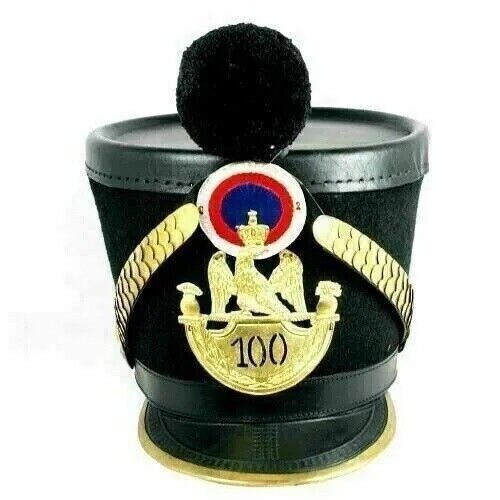 Unique French Napoleonic Shako Helmet | Black Shako Helmet