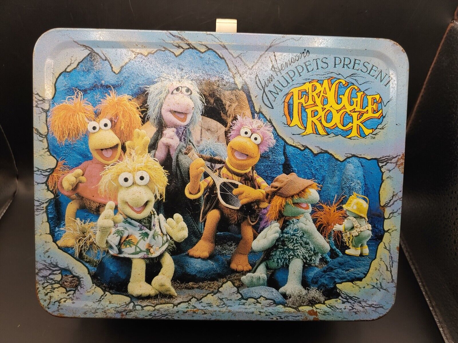 1984 Jim Henson\'s FRAGGLE ROCK Muppets Vintage Collectible Metal Lunchbox 80s  