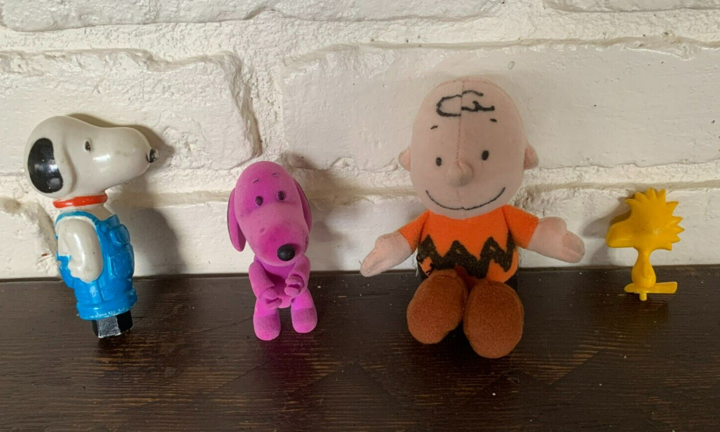 Vintage Peanuts Snoopy, Woodstock, Charlie Brown Toy Lot - Unique/Rare Figures