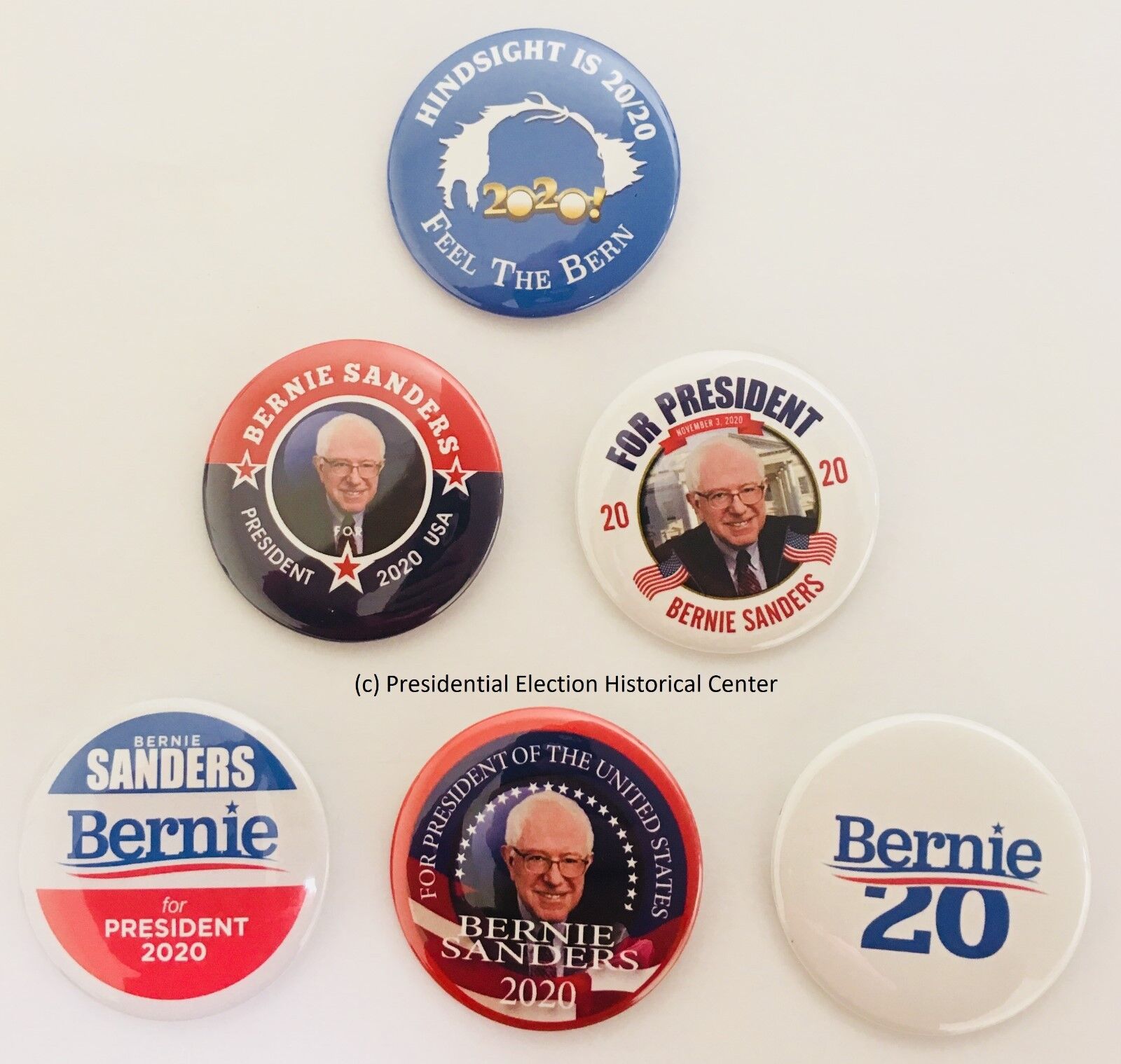 Bernie Sanders Campaign Buttons 2020 (SERIES-701-ALL)