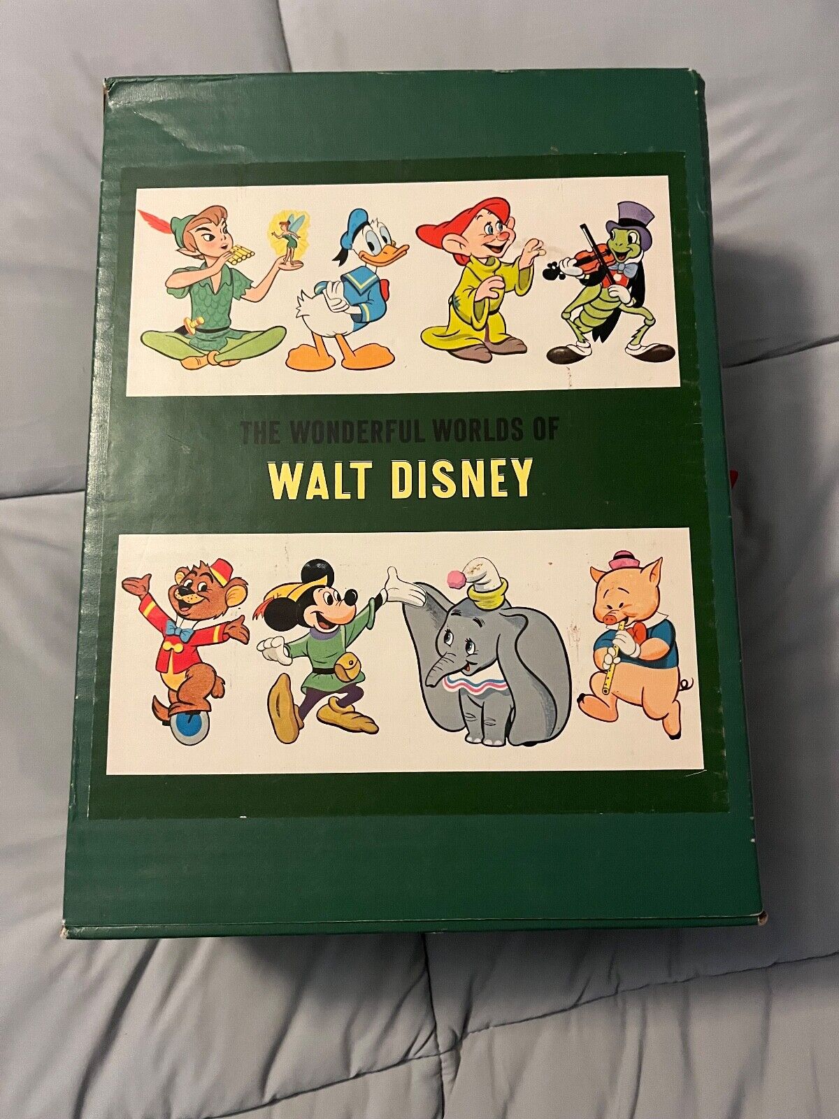 The Wonderful Worlds of Walt Disney Golden Press Book Lot Set Vintage 1965