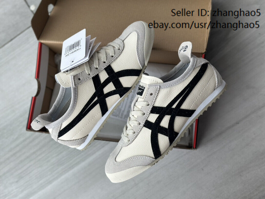 [HOT] Onitsuka Tiger MEXICO 66 Sneakers 1183B391 200 Beige/Black Unisex Shoes