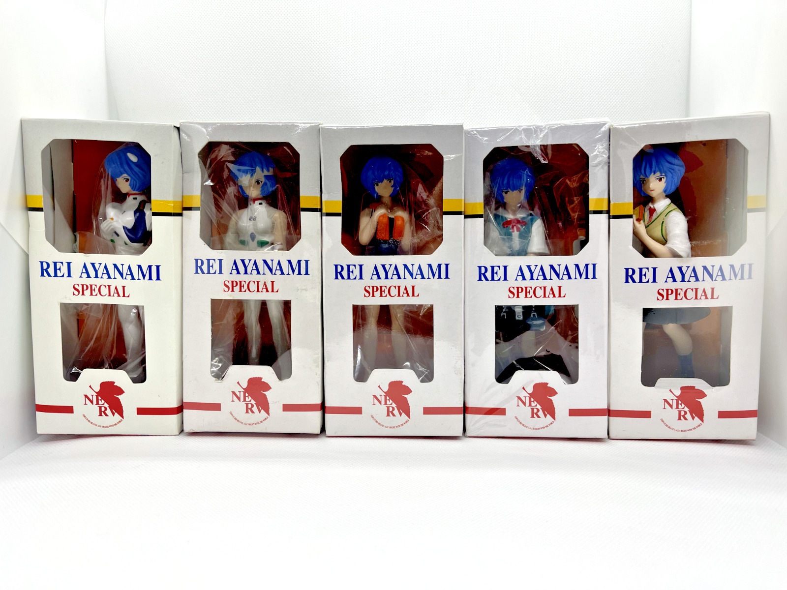Neon Genesis Evangelion Rei Ayanami Special Figure 5 Complete set of 5 types JPN
