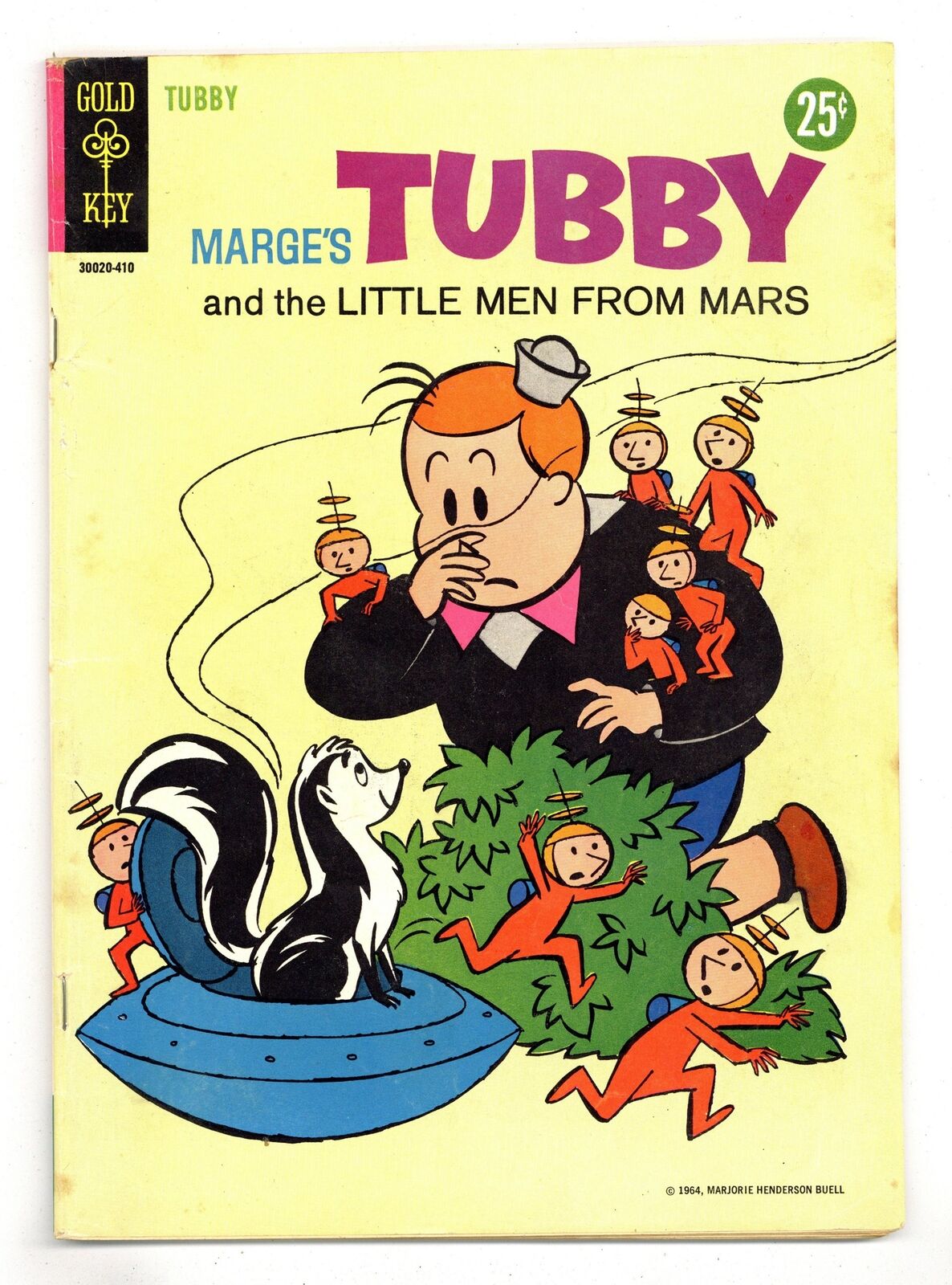 Marge\'s Tubby and the Little Men from Mars #3002 VG 4.0 1964